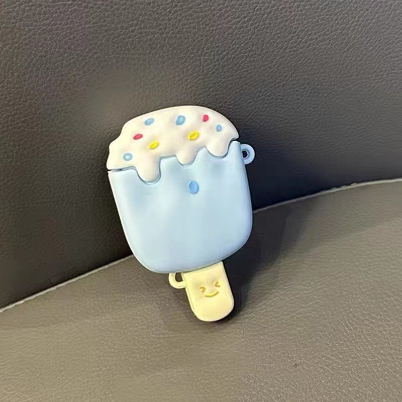 AirPods 5th generation silicone wireless Bluetooth earphone protective case suitable for Apple Pro 2nd generation cute box - Ectron Online
