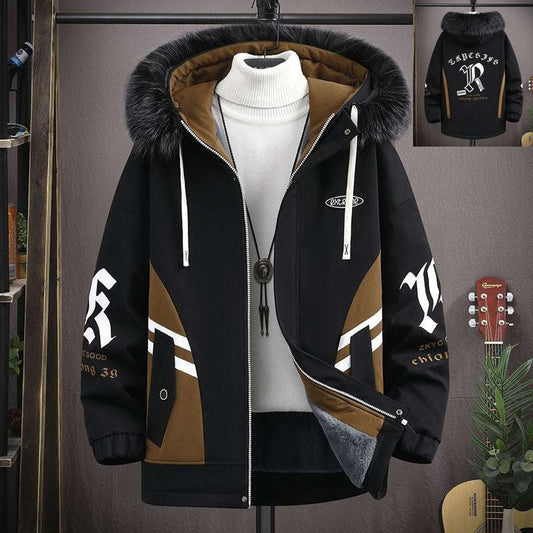 Big Boy Fur-Lined Cotton Coat Fur Coat Cotton Coat Big Boy Winter Cott | Ectron Online