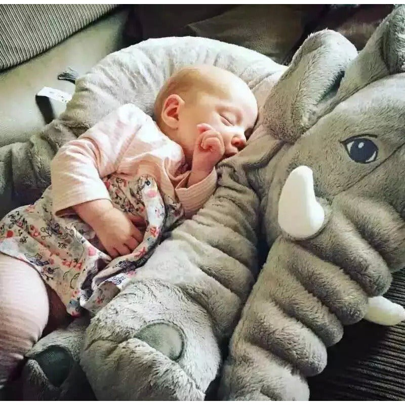 Popular Elephant Doll WeChat Same Plush Toy Comfort Pillow for Sleeping Dolls Baby Sleeping Pillow - Ectron Online