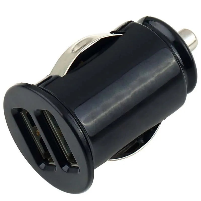 Car Truck Dual 2 Port USB Mini Charger Adapter 12V Power - Ectron Online