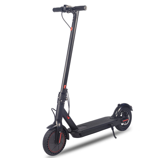 D01 Electric Scooter for city riding showing the folding mechanism and slim frame