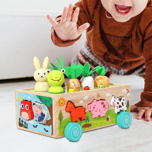 Educational Carrot Harvest Toy for Toddlers Montessori Toys Developmental Toy Carrot Harvest Game | Ectron Online
