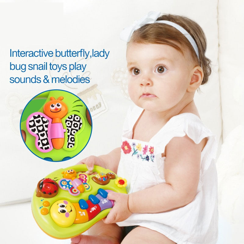 Baby Toys Learning Machine Toy with Lights & Music & Learning Stories Toy Musical Instrument for Toddler 6 month - Ectron Online