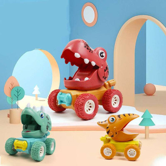Dinosaur Push Car & Sliding Toy Dinosaur Push Car Sliding Animal Toy Car | Ectron Online