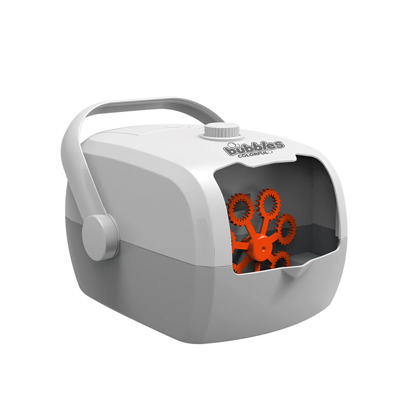 New Suitcase Automatic Bubble Machine Wedding Stage One-Click Bubble With Rechargeable Children's Bubble Toys - Ectron Online