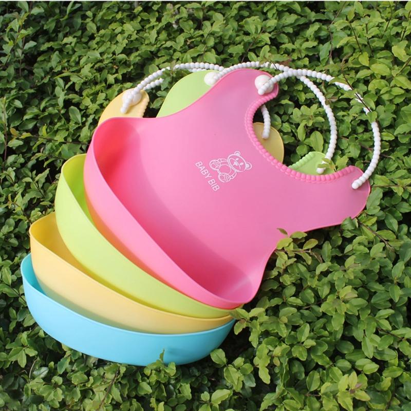 Baby Infant Toddler Waterproof Silicone Bib - Ectron Online