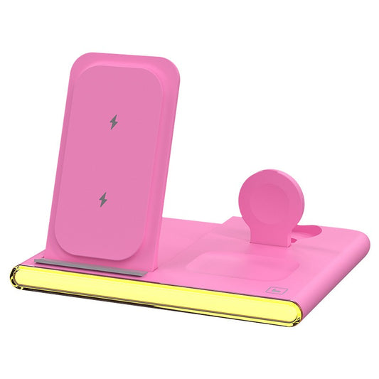 3-in-1 wireless charging folding 3-in-1 wireless charger suitable for Apple and Samsung wireless charging - Ectron Online