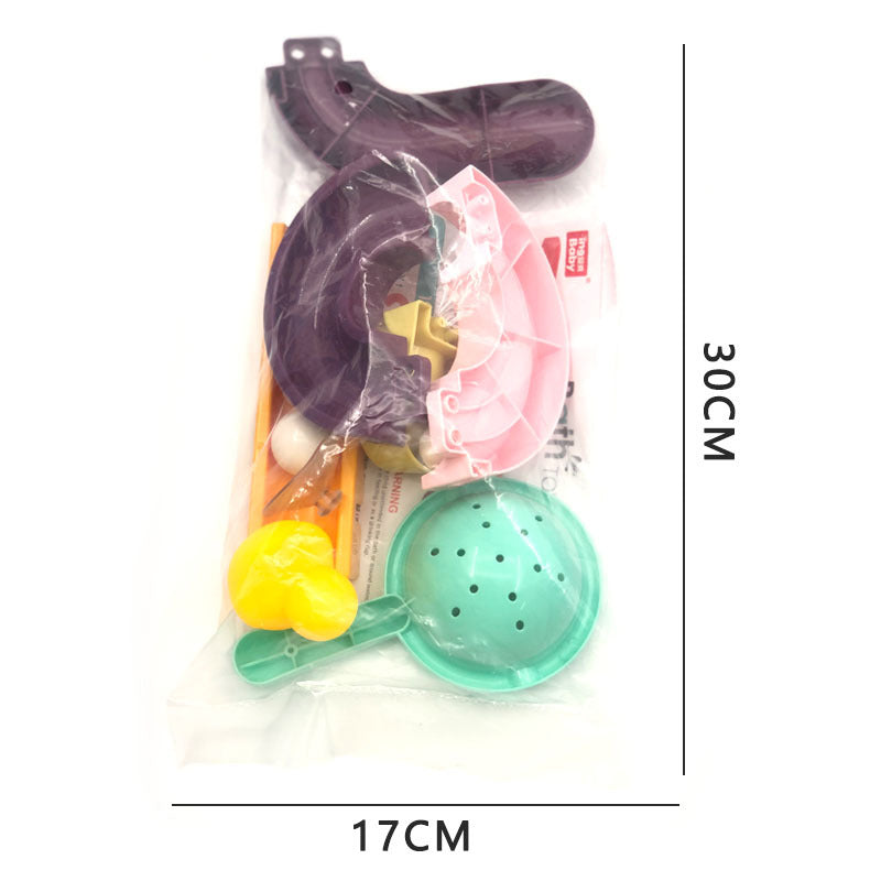 Bath Toys Baby Bathroom Playing Water Assembled Track Slider Toys - Ectron Online