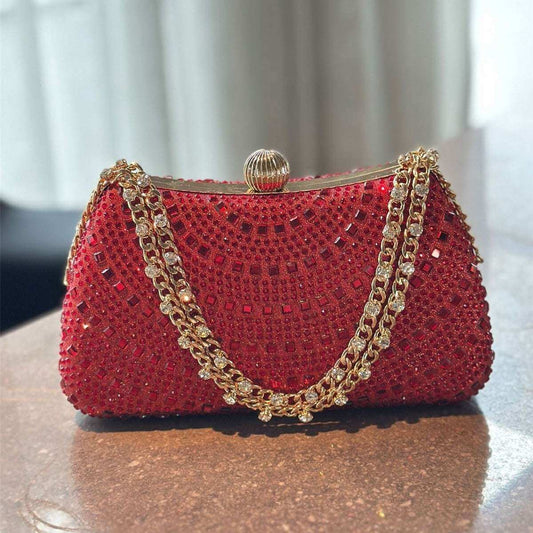 High-End Sparkling Diamond Handbag High-end Socialite Full Of Sparkling Dia | Ectron Online