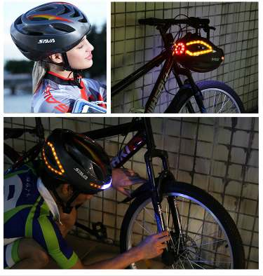 Intelligent steering helmet led bicycle equipment - Ectron Online