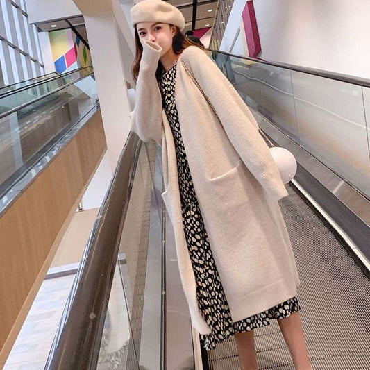 Long Over-the-Knee Sweater Outerwear