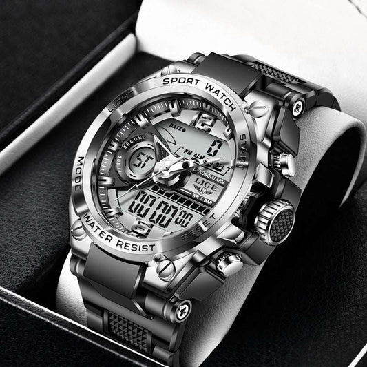 Men's Dual Display Sports Watch Dual Display Advanced Quartz Fashion Ele | Ectron Online