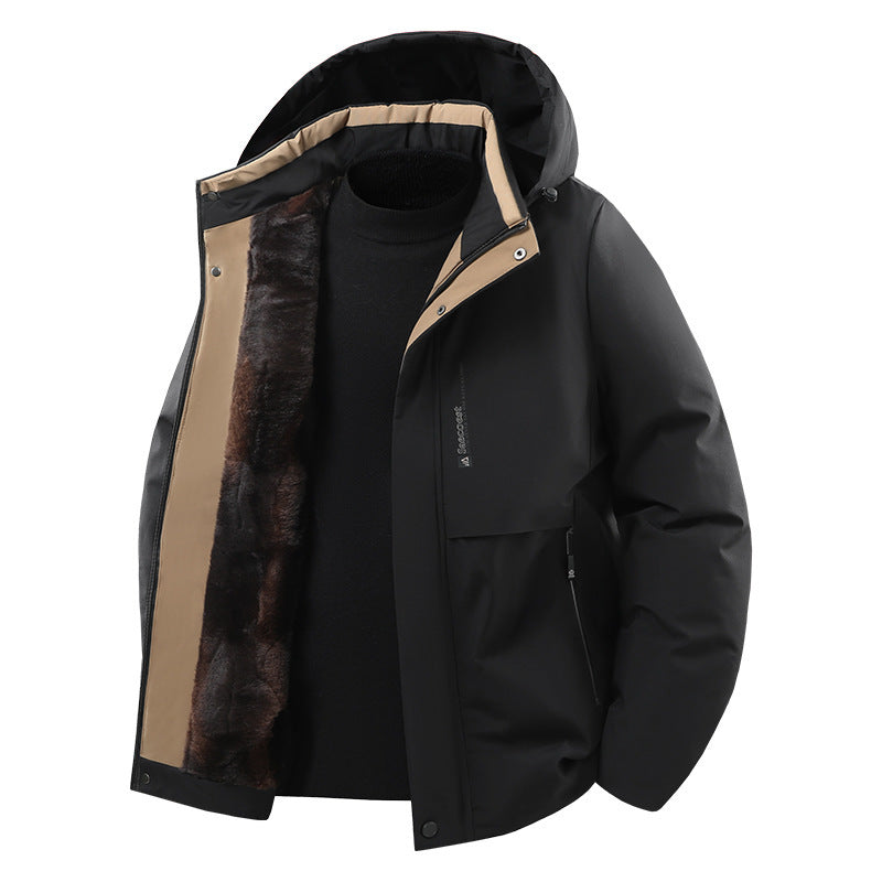 Men's Graphene Thickened Cotton-Padded Coat
