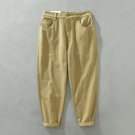 Men’s Retro Cargo Pants – Loose Fit Elastic Waist Straight Trousers Casual Straight Trousers Trendy Retro El | Ectron Online