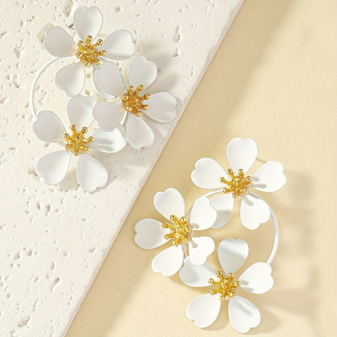 Fashion Personality Retro Flower Earrings For Women