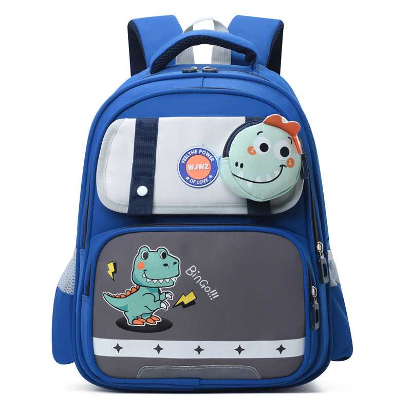 Elementary School Student Schoolbag Large Capacity Spine Protection Lightweight Dinosaur