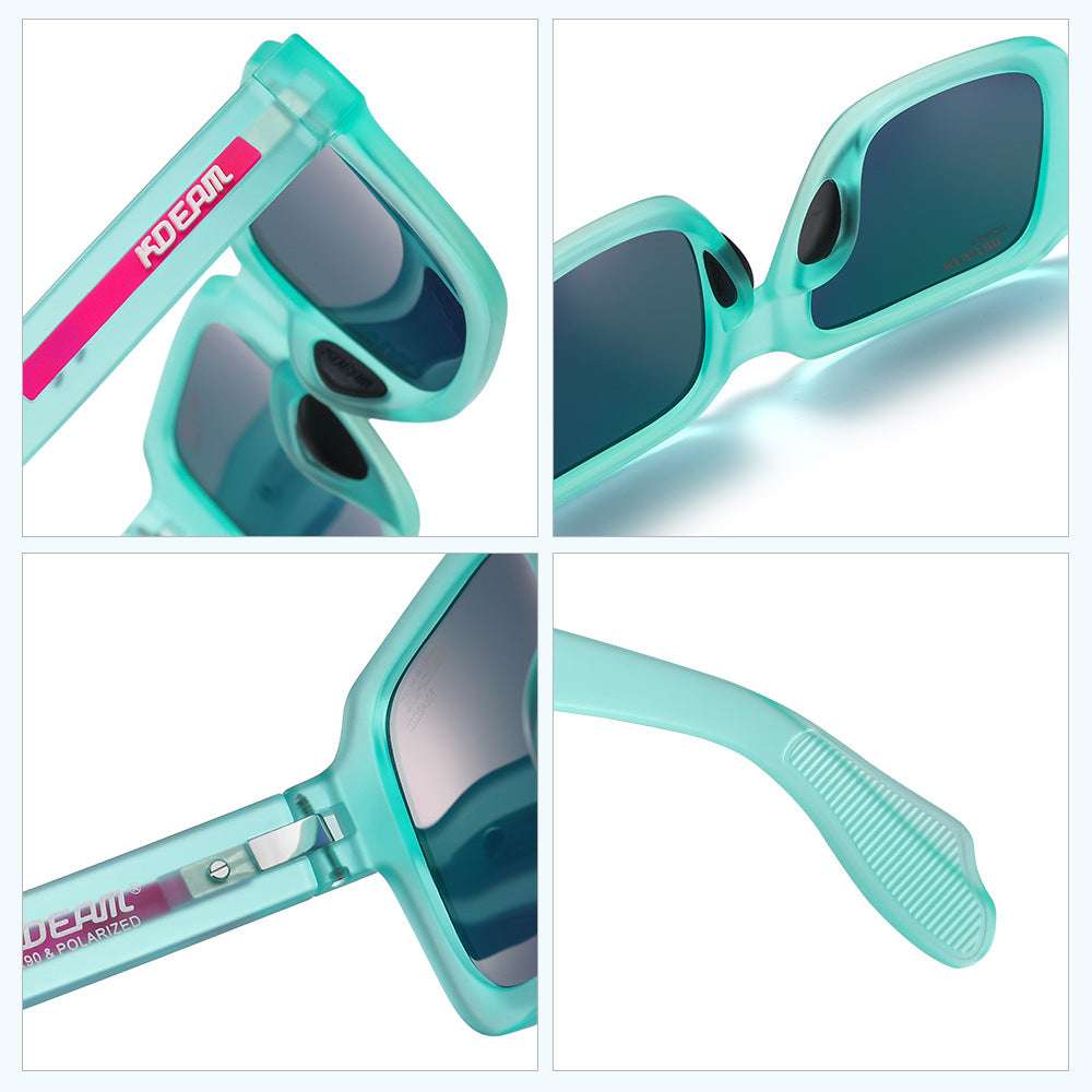 TR90 Colorful Polarized Sunglasses Square