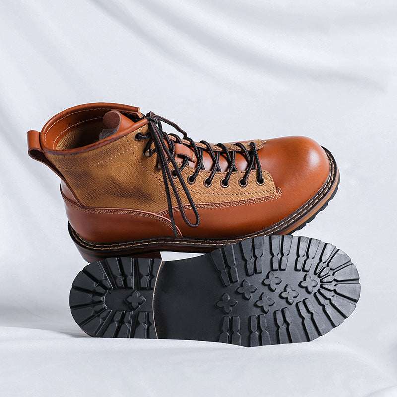 Martin Boots Men's Tooling Platform Leather Boots
