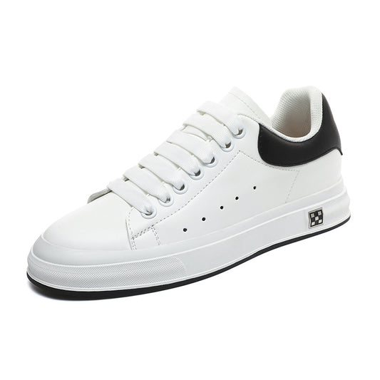 Trendy Men's White Leather Casual Shoes Sneakers | Ectron Online