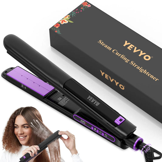 Professional Titanium Steam Hair Straightener Steam Straighteners For Hair, Profession | Ectron Online