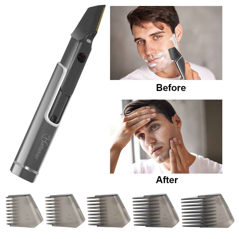 Retractable Men's Shaver Portable Body Hair Trimmer Household Razor For Men USB Charging Hair Cutting Machine