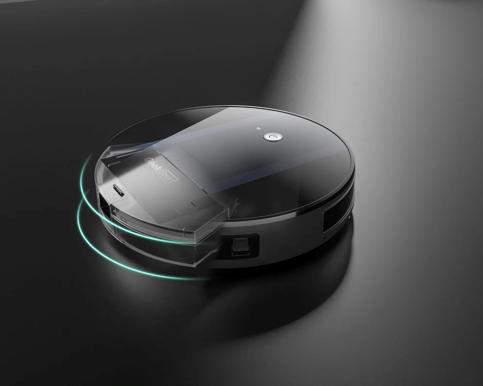 Geek Smart Robot Vacuum Cleaner G6 Plus, Ultra-Thin, 1800Pa Strong Suction, Automatic Self-Charging, Wi-Fi Connectivity, App Control, Custom Cleaning, Great For Hard Floors To Carpets.Ban On Amazon - Ectron Online