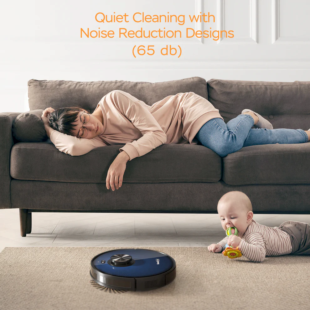 Geek Smart L7 Robot Vacuum Cleaner And Mop, LDS Navigation, Wi-Fi Connected APP, Selective Room Cleaning,MAX 2700 PA Suction, Ideal For Pets And Larger Home Banned From Selling On Amazon - Ectron Online