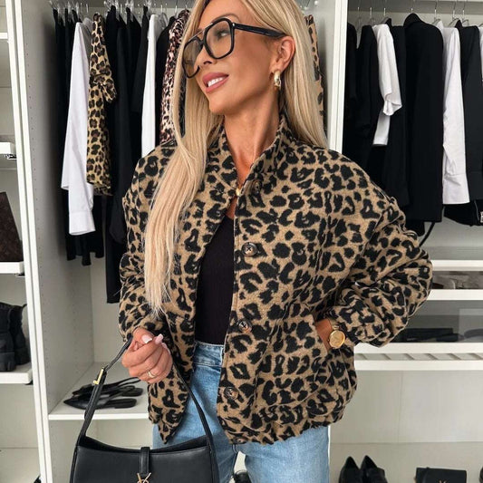 Vintage Leopard Print Jacket
