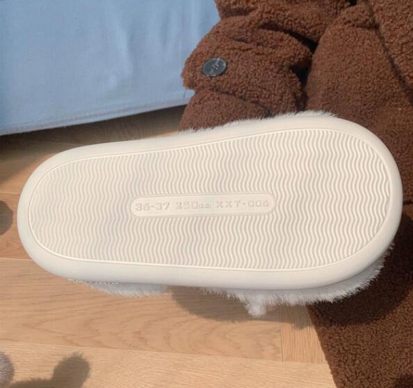 Cute Girl Heart Cartoon Cat Cotton Slippers