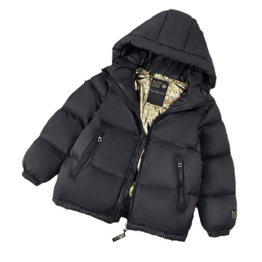 Children's Black Gold Down Jacket Trendy Best-selling Black Gold Children' | Ectron Online