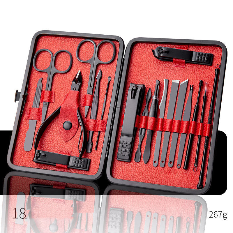 Professional Scissors Nail Clippers Set Ear Spoon Dead Skin Pliers Nail Cutting Pliers Pedicure Knife Nail Groove Trimmers - Ectron Online