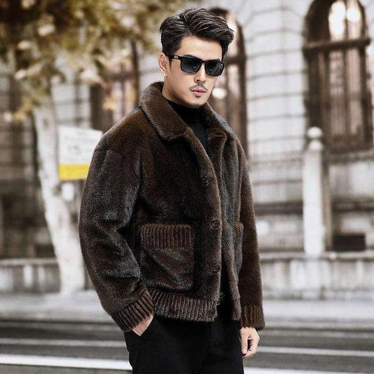 Men's Fur Chenille Coat Men's Fur Chenille Coat | Ectron Online