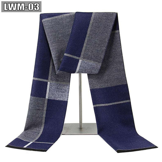 Men's Cashmere Business Plaid Scarf Men's Scarf European And American Cashme | Ectron Online