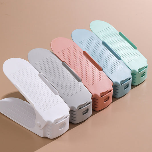 Adjustable Double-layer Thickened Shoe Layered Storage Rack
