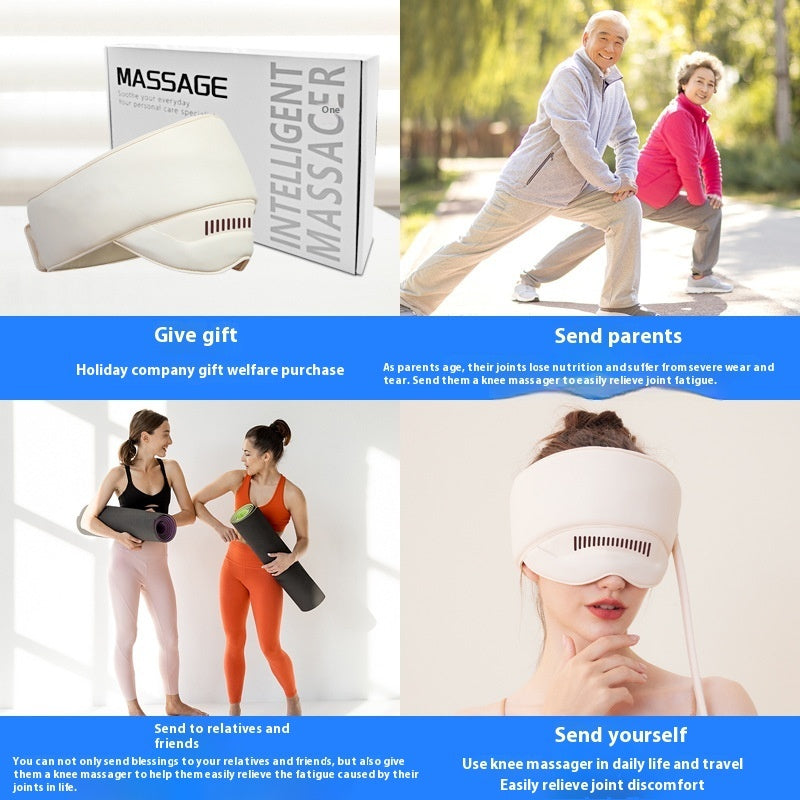 Head Massager Electric Heating Air Bag Massage Cap Head Cervical Vertebra Head Eye Massage Instrument