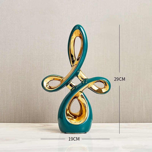 Modern Minimalist Ceramic Ornaments Light Luxury Home - Ectron Online