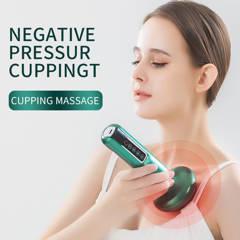 Electric Vacuum Cupping Massager For Body Anti-Cellulite Suction Cup Gua Sha Massage Body Cups Guasha Fat Burning Slimming Jars - Ectron Online