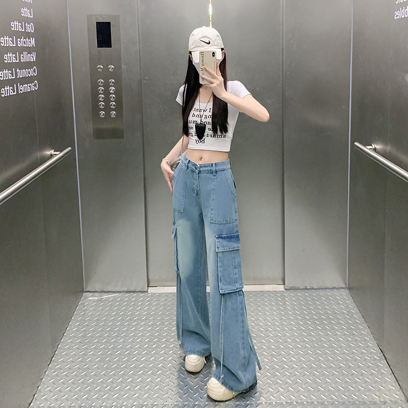 Figure-Flattering Straight-Leg Floor-Length Pants