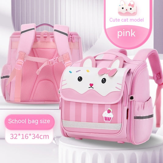 Raw Schoolbag Backpack Spine Protection Female