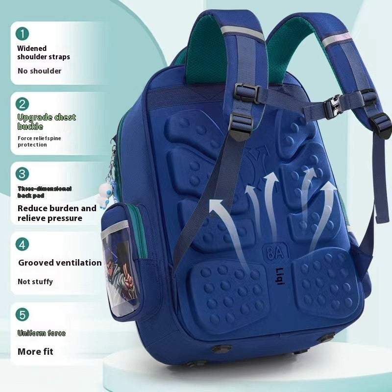 Student Waterproof And Lightweight Astronaut Cartoon Backpack