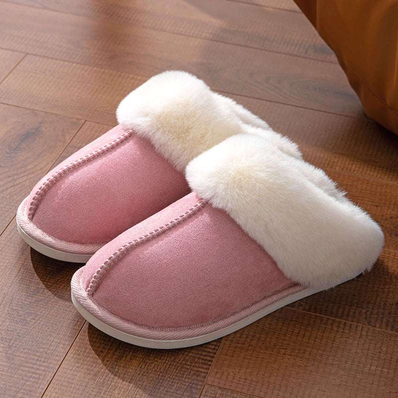 Fluffy Cotton Slippers – Warm Indoor Shoes for Autumn & Winter Fluffy Slippers Autumn Winter Home Indoo | Ectron Online