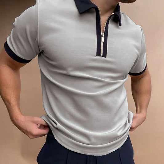 Men’s Solid Polo Shirt – Summer Short Sleeve Brand Shirt Men's Polo Shirt Men Solid Polo Shirts B | Ectron Online