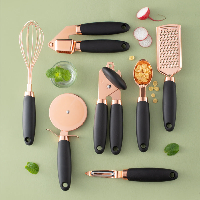 Kitchen Household Peeler Gadget Copper Plating Set - Ectron Online