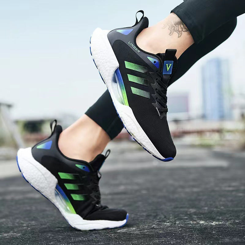 Large Soft Soled Men's Mesh Running Shoes