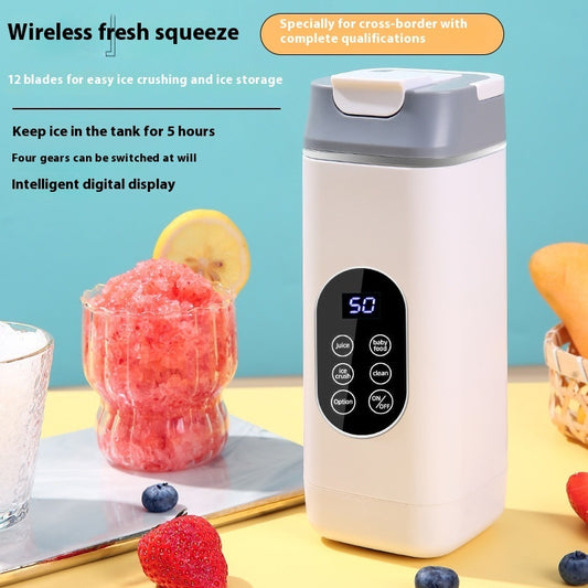 USB Rechargeable Portable Juicer Household Ice Crushing Juicer Cup
