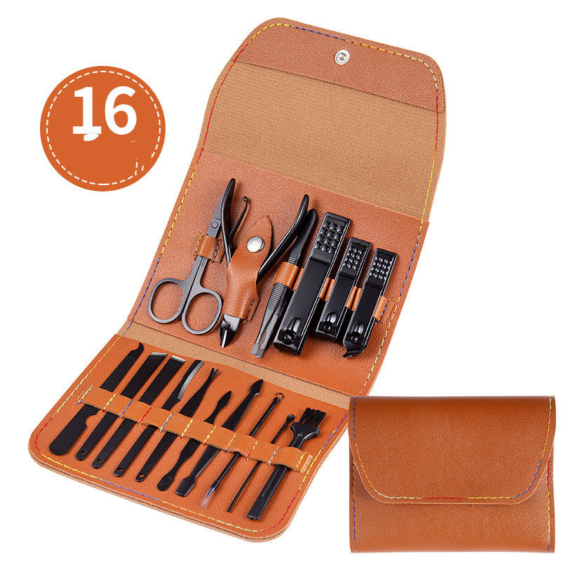 Professional Scissors Nail Clippers Set Ear Spoon Dead Skin Pliers Nail Cutting Pliers Pedicure Knife Nail Groove Trimmers - Ectron Online