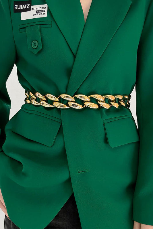 Acrylic Curb Chain Belt Belt | Ectron Online