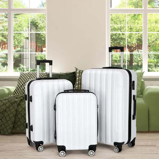 3-in-1 Multifunctional Large Capacity Travel Suitcase - Pearl White 3-in-1 Multifunctional Large Capacity Tr | Ectron Online
