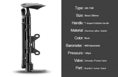 High-pressure bicycle pump - Ectron Online