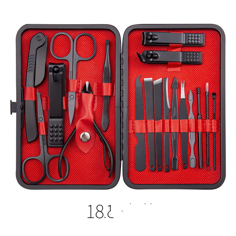 Professional Scissors Nail Clippers Set Ear Spoon Dead Skin Pliers Nail Cutting Pliers Pedicure Knife Nail Groove Trimmers - Ectron Online